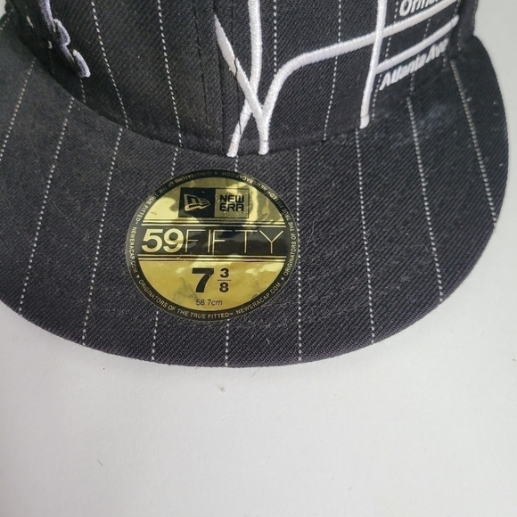 New Era 59Fifty ATLANTA BRAVES City Map Black Hat 7 3/8 Fitted Set Of 2 - Picture 5 of 13